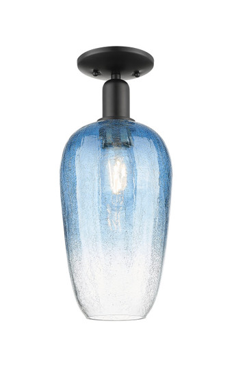 Semi-Flush Mts. Glass Down by Innovations ( 405 | 716-1C-BK-G484-7SB Arcadia ) 