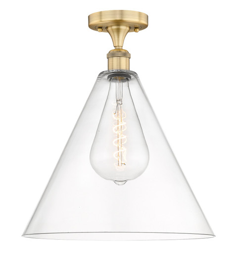 Semi-Flush Mts. Glass Down by Innovations ( 405 | 616-1F-BB-GBC-162 Edison ) 