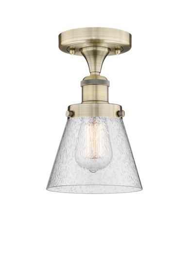 Semi-Flush Mts. Glass Down by Innovations ( 405 | 616-1F-AB-G64 Edison ) 