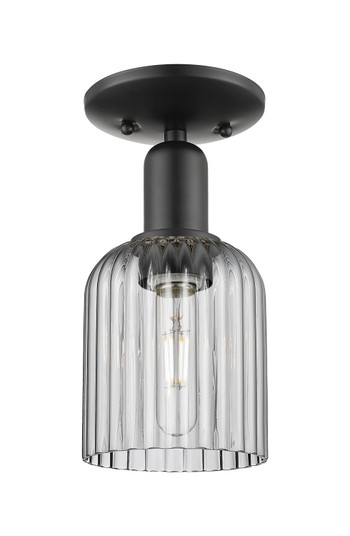 Semi-Flush Mts. Glass Down by Innovations ( 405 | 716-1C-BK-G559-5SM Arcadia ) 