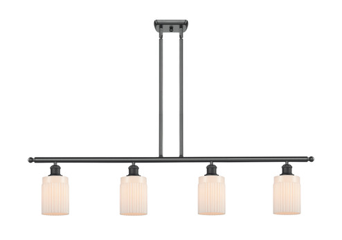 Linear/Island 4 Light + by Innovations ( 405 | 516-4I-BK-G341-LED Ballston ) 