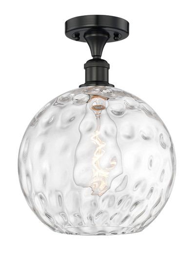 Semi-Flush Mts. Glass Down by Innovations ( 405 | 616-1F-BK-G1215-12 Edison ) 