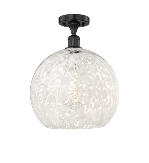 Semi-Flush Mts. Glass Down by Innovations ( 405 | 616-1F-BK-G1216-14WM Edison ) 