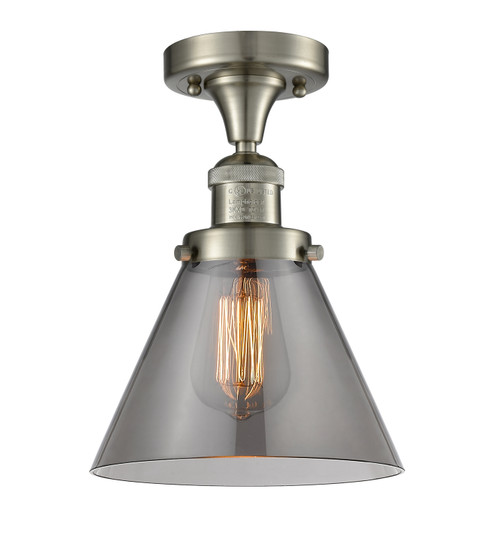 Semi-Flush Mts. Glass Down by Innovations ( 405 | 517-1CH-SN-G43-LED Franklin Restoration ) 