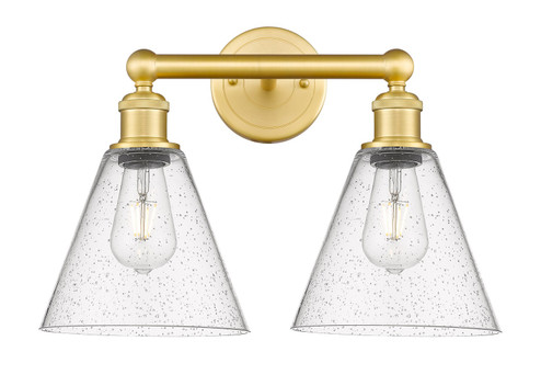 Bathroom Fixtures Two Lights by Innovations ( 405 | 616-2W-SG-GBC-84 Edison ) 