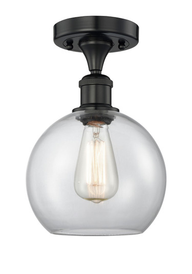 Semi-Flush Mts. Glass Down by Innovations ( 405 | 616-1F-BK-G122-8 Edison ) 