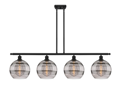 Linear/Island 4 Light + by Innovations ( 405 | 516-4I-BK-G556-10SM Ballston ) 