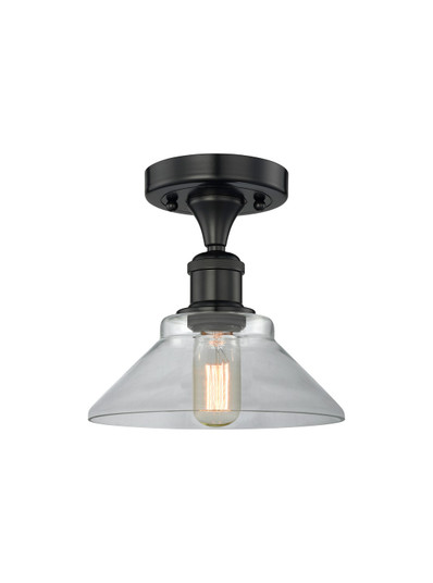 Semi-Flush Mts. Glass Down by Innovations ( 405 | 616-1F-BK-G132 Edison ) 