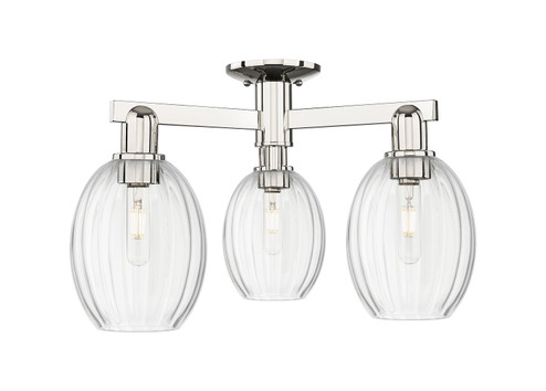 Semi-Flush Mts. Multi-port/Cluster by Innovations ( 405 | 716-3F-PN-G459-6CL Arcadia ) 