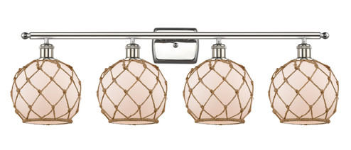 Bathroom Fixtures Four Lights by Innovations ( 405 | 516-4W-PN-G121-8RB Ballston ) 