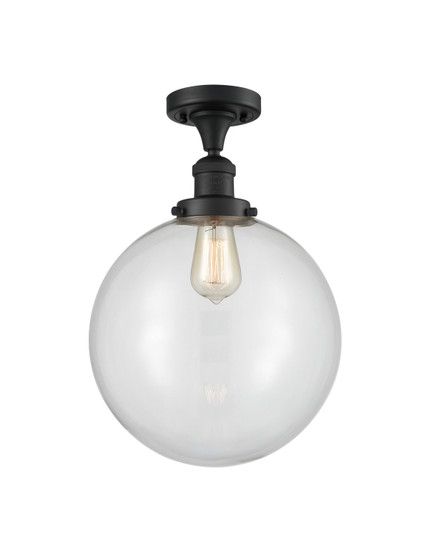 Semi-Flush Mts. Glass Down by Innovations ( 405 | 517-1CH-BK-G202-12 Franklin Restoration ) 