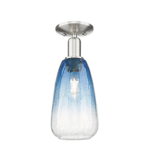 Semi-Flush Mts. Glass Down by Innovations ( 405 | 716-1C-SN-G480-6SB Arcadia ) 