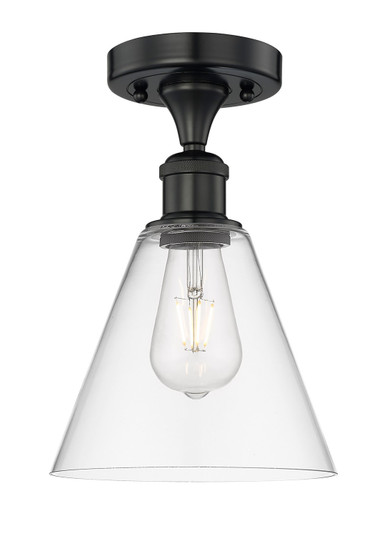 Semi-Flush Mts. Glass Down by Innovations ( 405 | 616-1F-BK-GBC-82 Edison ) 