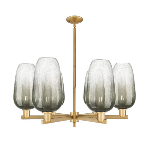 Mid. Chandeliers Glass Up by Innovations ( 405 | 716-6CR-BB-G484-7SL Arcadia ) 