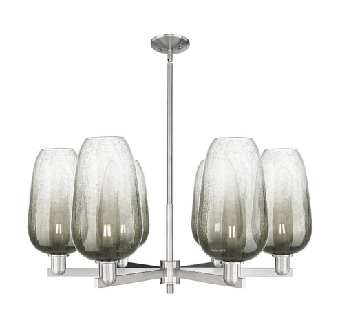 Mid. Chandeliers Glass Up by Innovations ( 405 | 716-6CR-SN-G484-7SL Arcadia ) 