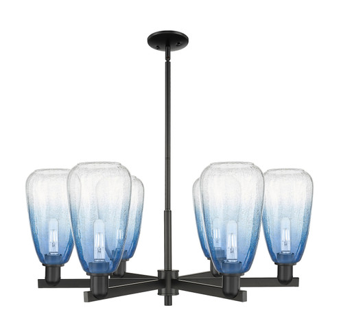 Mid. Chandeliers Glass Up by Innovations ( 405 | 716-6CR-BK-G480-6SB Arcadia ) 