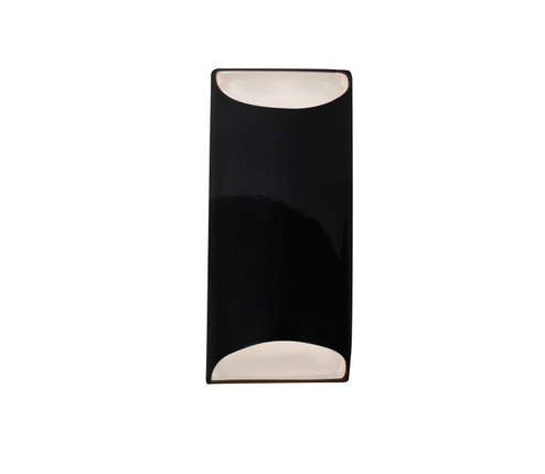 Sconces Pocket by Justice Designs ( 102 | CER-5755-BLK Ambiance ) 