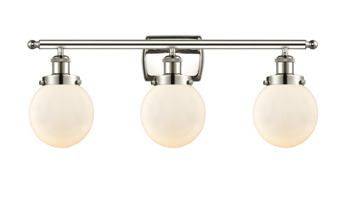 Bathroom Fixtures Three Lights by Innovations ( 405 | 916-3W-PN-G201-6 Ballston Urban ) 
