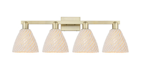 Bathroom Fixtures Four Lights by Innovations ( 405 | 716-4W-AB-NBD-75-NAT Arcadia ) 