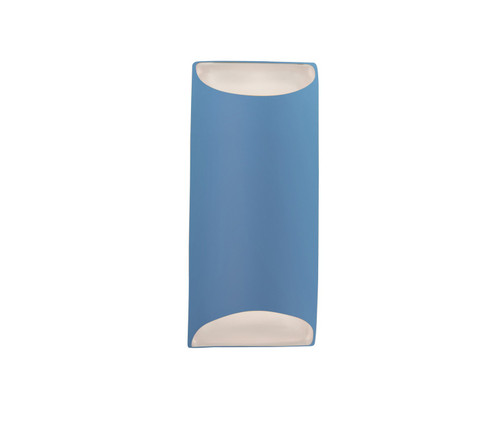 Exterior Wall Mt./Flush by Justice Designs ( 102 | CER-5755W-SKBL Ambiance ) 