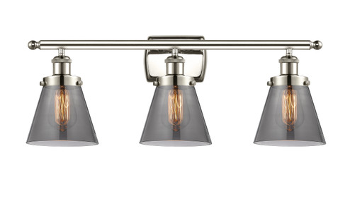 Bathroom Fixtures Three Lights by Innovations ( 405 | 916-3W-PN-G63-LED Ballston Urban ) 