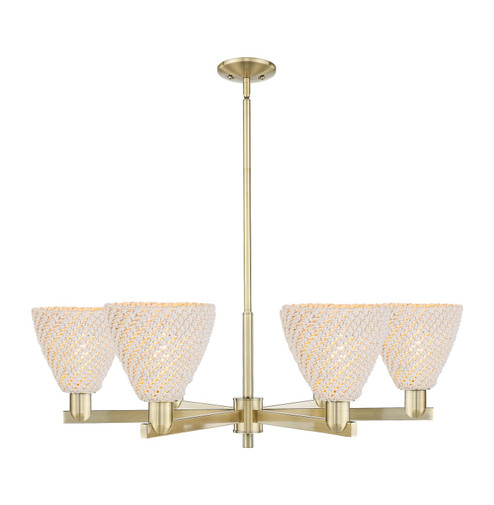 Mid. Chandeliers Glass Up by Innovations ( 405 | 716-6CR-AB-NBD-75-NAT Arcadia ) 