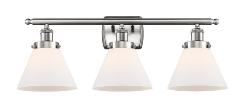 Bathroom Fixtures Three Lights by Innovations ( 405 | 916-3W-SN-G41-LED Ballston Urban ) 