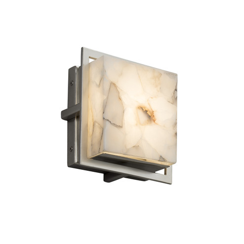 Exterior Wall Mt./Flush by Justice Designs ( 102 | ALR-7561W-NCKL Alabaster Rocks ) 