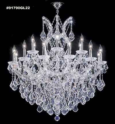 Large Chandeliers Candle by James R. Moder ( 64 | 91790GL22 Maria Theresa Grand ) 