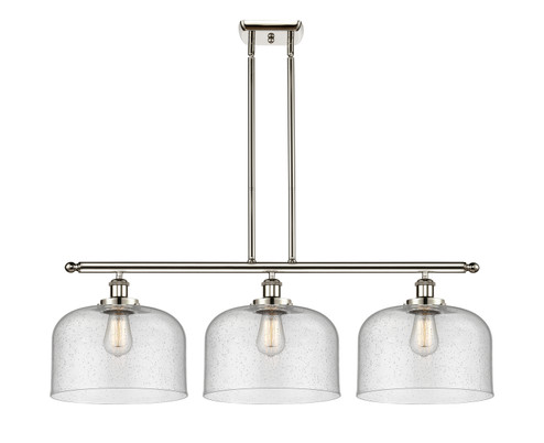 Linear/Island 3 Light Bar by Innovations ( 405 | 916-3I-PN-G74-L-LED Ballston Urban )  Linear/Island 3 Light Bar by Innovations ( 405 | 916-3I-PN-G74-L-LED Ballston Urban )