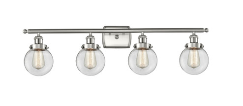 Bathroom Fixtures Four Lights by Innovations ( 405 | 916-4W-SN-G202-6 Ballston Urban ) 