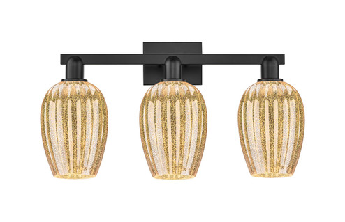 Bathroom Fixtures Three Lights by Innovations ( 405 | 716-3W-BK-G457-6ME Arcadia ) 