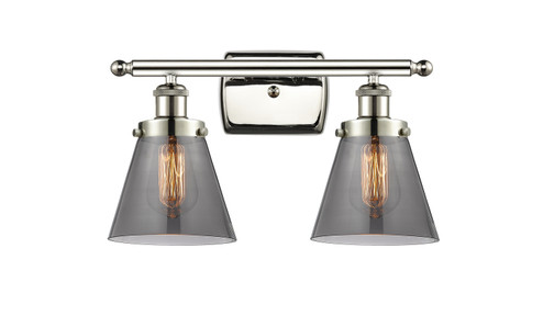 Bathroom Fixtures Two Lights by Innovations ( 405 | 916-2W-PN-G63-LED Ballston Urban ) 