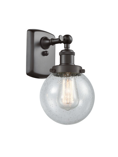 Sconces Single Glass by Innovations ( 405 | 916-1W-OB-G204-6-LED Ballston Urban ) 