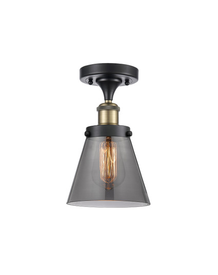 Semi-Flush Mts. Glass Down by Innovations ( 405 | 916-1C-BAB-G63-LED Ballston Urban ) 