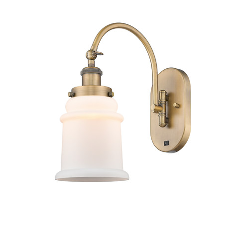 Sconces Single Glass by Innovations ( 405 | 918-1W-BB-G181-LED Franklin Restoration ) 