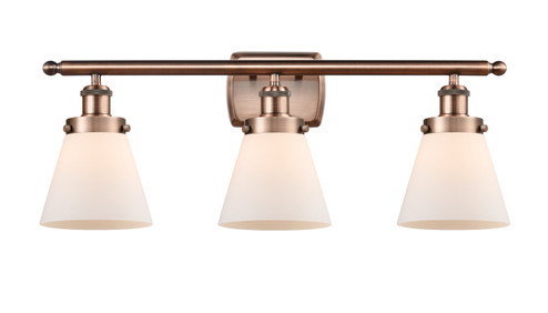 Bathroom Fixtures Three Lights by Innovations ( 405 | 916-3W-AC-G61-LED Ballston Urban ) 