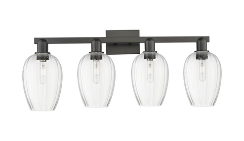 Bathroom Fixtures Four Lights by Innovations ( 405 | 716-4W-BK-G457-6CL Arcadia ) 
