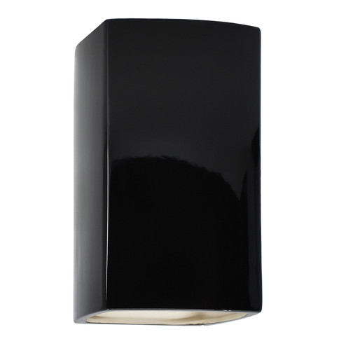 Exterior Wall Mt./Flush by Justice Designs ( 102 | CER-5950W-BLK-LED1-1000 Ambiance ) 