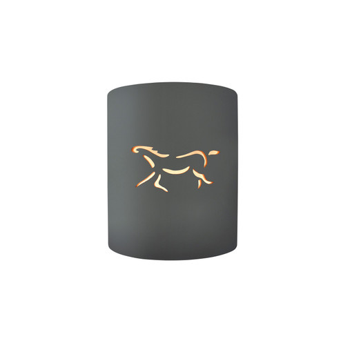 Sconces Pocket by Justice Designs ( 102 | CER-9010-GRY-HRSE Sun Dagger ) 
