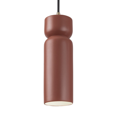 Mini Pendants Cable by Justice Designs ( 102 | CER-6510-CLAY-ABRS-BKCD Radiance ) 
