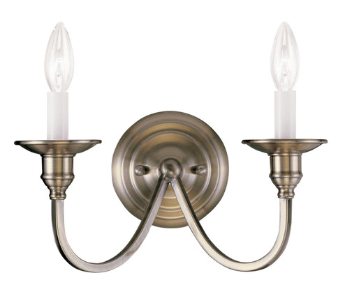 Sconces Double Candle by Livex Lighting ( 107 | 5142-01 Cranford ) 