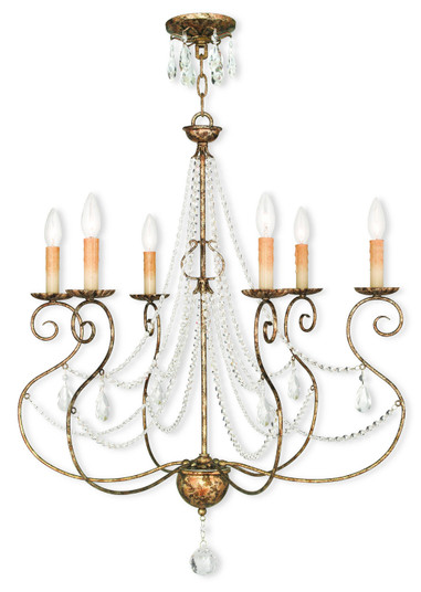 Mid. Chandeliers Candle by Livex Lighting ( 107 | 51906-36 Isabella )  Mid. Chandeliers Candle by Livex Lighting ( 107 | 51906-36 Isabella )