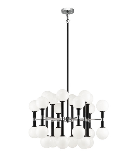 Mid. Chandeliers Glass Down by Matteo Lighting ( 423 | C75324BKOP Stellar ) 