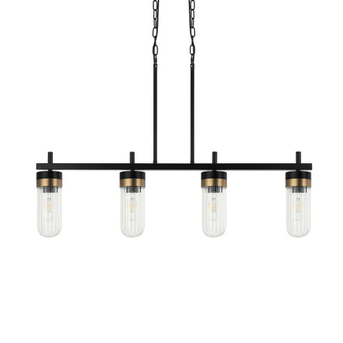 Linear/Island 4 Light + by Maxilite ( 501 | MX 1562Y72 Daze-Clear ) 