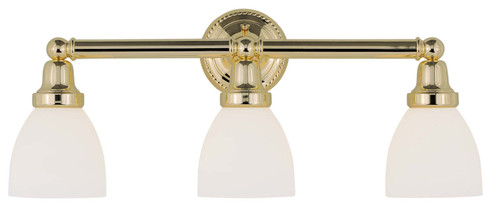 Bathroom Fixtures Three Lights by Livex Lighting ( 107 | 1023-02 Classic )  Bathroom Fixtures Three Lights by Livex Lighting ( 107 | 1023-02 Classic )