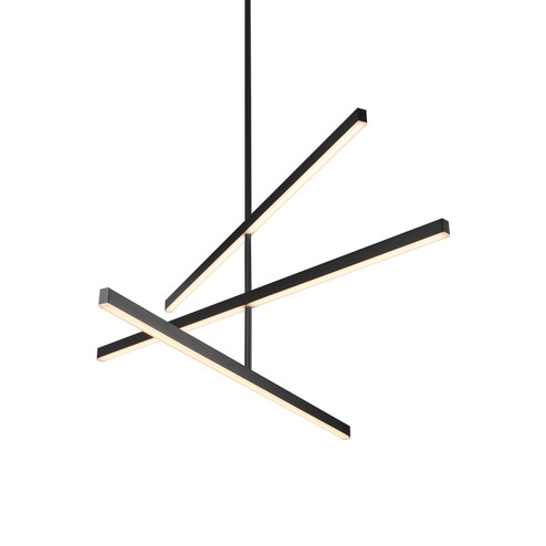 Large Chandeliers Geometric/Linear by Kuzco Lighting ( 347 | CH10345-BK Vega ) 