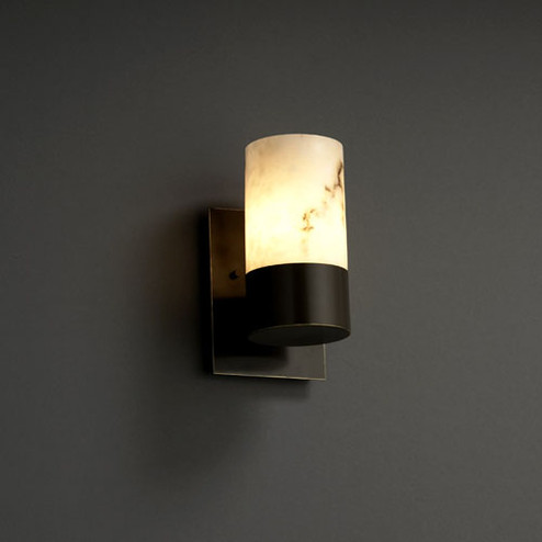 Sconces Single Glass by Justice Designs ( 102 | FAL-8761-10-DBRZ LumenAria ) 