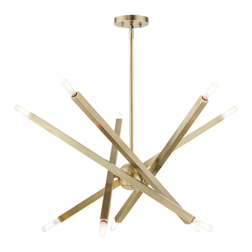 Mid. Chandeliers Starburst by Livex Lighting ( 107 | 46986-01 Monaco ) 