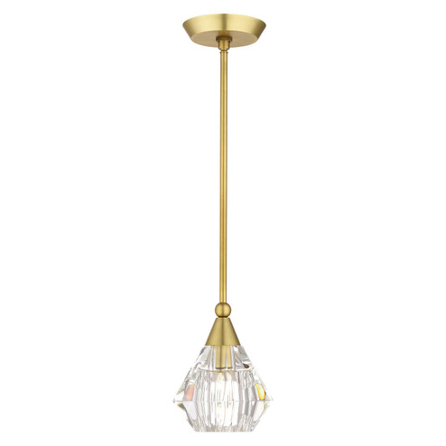 Mini Pendants Glass Down by Livex Lighting ( 107 | 47071-08 Brussels ) 